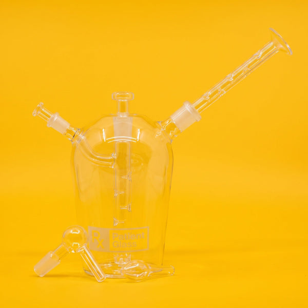 Patient Glass Cup 14mm Modular Bypass Kit NZ β Bottle Style Water Bubbler - Patient Glass - Puha Express