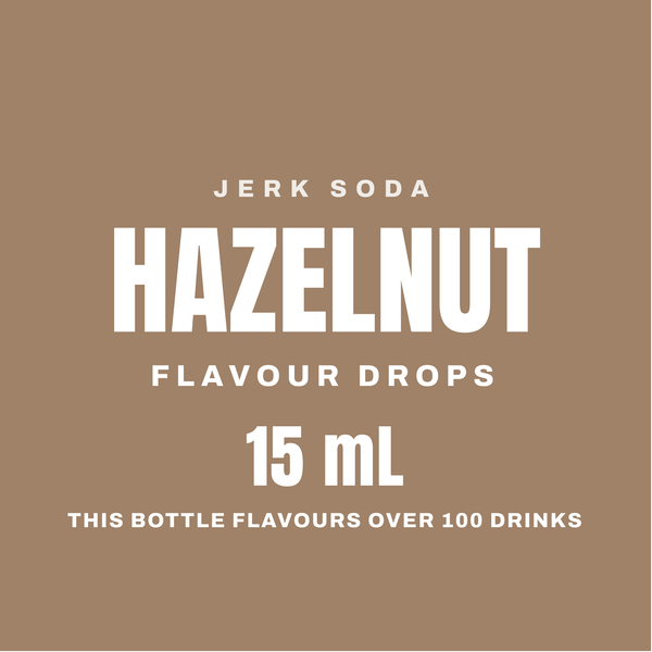 Jerk Soda Hazelnut Flavour Drops