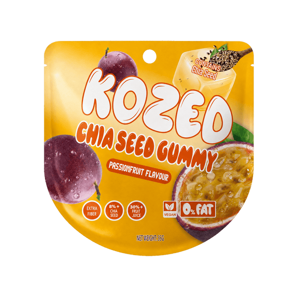 KOZED - Chia Seed Gummy - Passion Fruit - KOZED - Puha Express