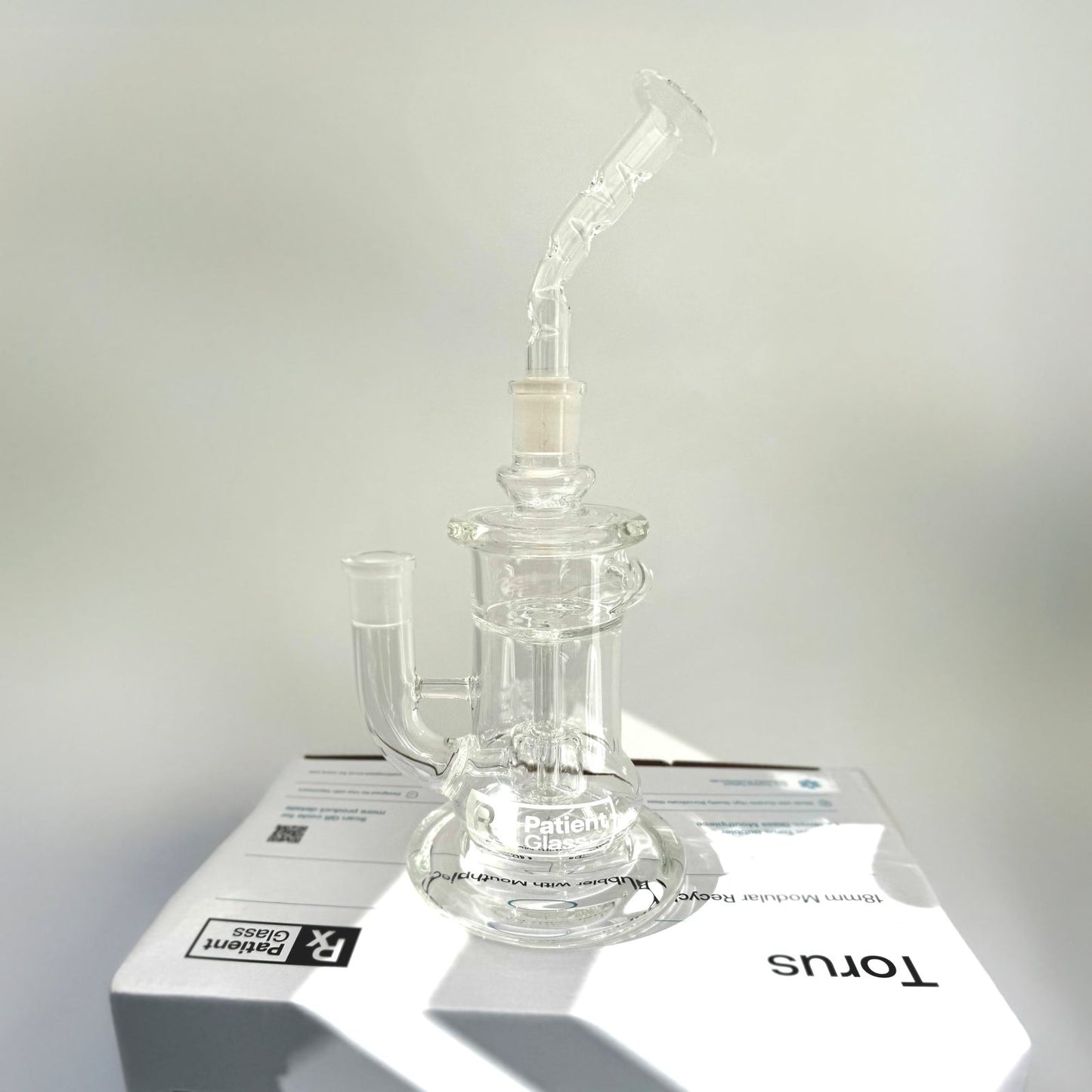 Torus 18mm Modular Recycler w/ Cooling Mouthpiece - Patient Glass - Puha Express