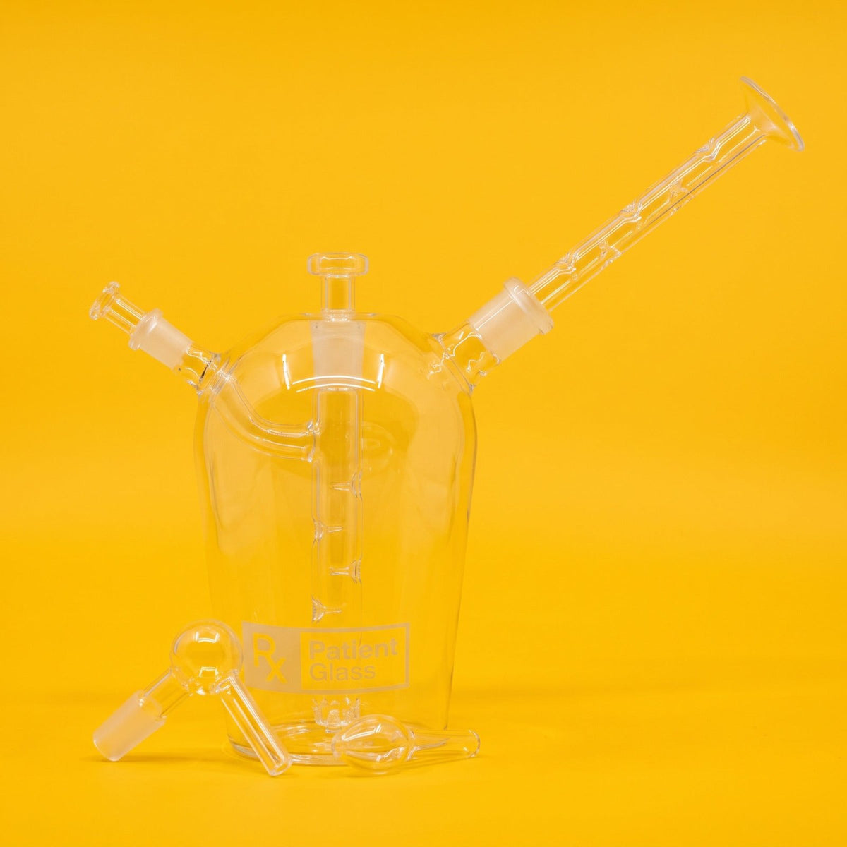 Patient Glass Cup 14mm Modular Bypass Kit NZ – Bottle Style Water Bubbler - Patient Glass - Puha Express