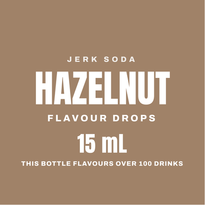 Jerk Soda Hazelnut Flavour Drops