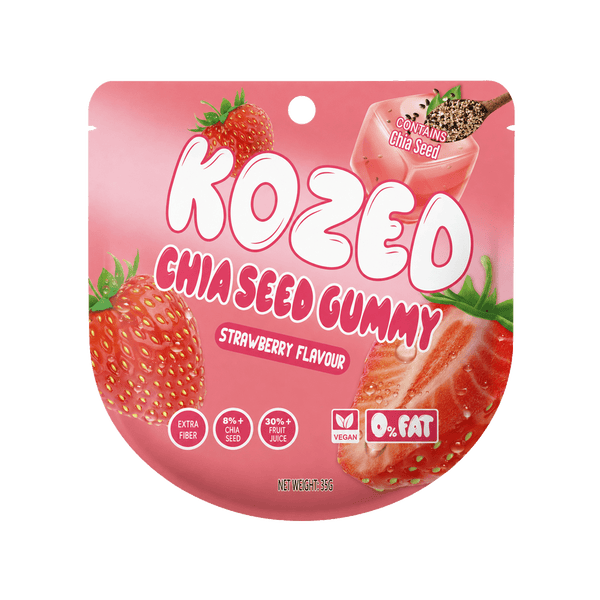 KOZED - Chia Seed Gummy - Strawberry - KOZED - Puha Express