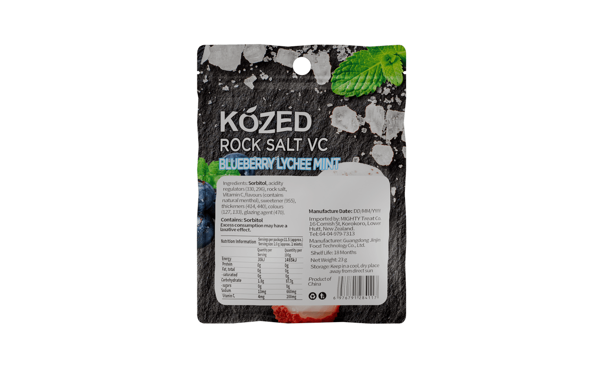 KOZED - Rock Salt Mints - Blueberry Lychee - Vapoureyes