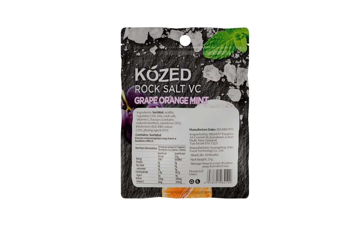 KOZED - Rock Salt Mints - Grape Orange - Vapoureyes