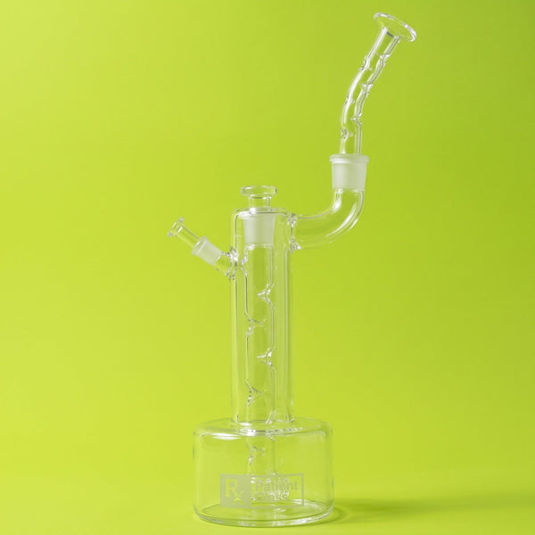 Tallboy 18mm Modular Bypass w/ Cooling Mouthpiece - Patient Glass - Puha Express