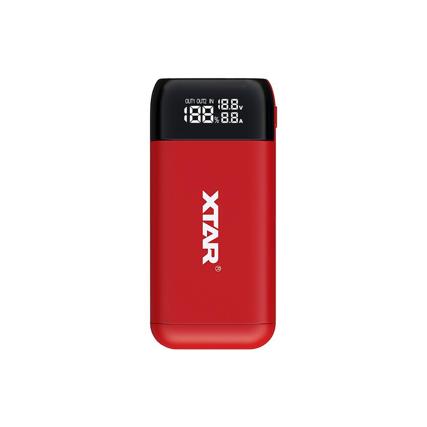 PB2S Two Bay USB-C Battery Bank Charger - XTAR - Puha Express